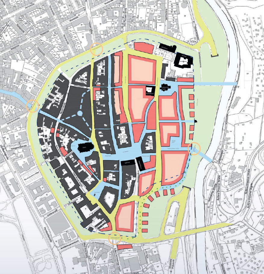 Die historische Stadt – Start und Ziel